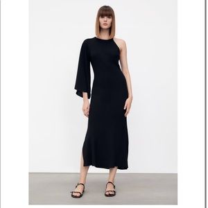 Zara Asymmetric Sleeve Dress